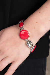 Dreamscape Dazzle - Red Bracelet - Sabrinas Bling Collection