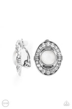 Load image into Gallery viewer, GLOW of Force - White Earrings - Sabrina&#39;s Bling Collection