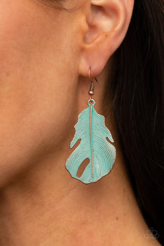 Heads QUILL Roll - Copper Earrings - Sabrina's Bling Collection