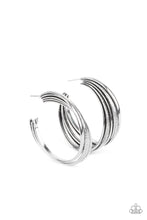 Load image into Gallery viewer, In Sync - Silver Earrings - Sabrina's Bling Collection