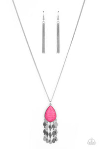 Musically Mojave - Pink Necklace - Sabrina's Bling Collection