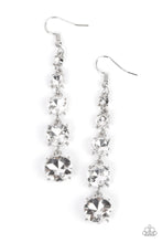 Load image into Gallery viewer, Red Carpet Charmer - White Rhinestone Earrings - Sabrinas Bling Collection