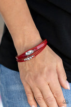 Load image into Gallery viewer, Tahoe Tourist - Red Bracelet - Convention Exclusive 2021 - Sabrina&#39;s Bling Collection