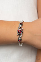 Load image into Gallery viewer, Expert Elegance - Red Rhinestone Bracelet - Sabrinas Bling Collection