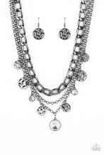Load image into Gallery viewer, Industrial Noise - Black Necklace - Sabrinas Bling Collection
