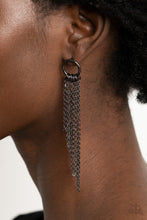 Load image into Gallery viewer, Divinely Dipping - Black Earrings - Sabrina&#39;s Bling Collection