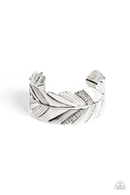 Load image into Gallery viewer, Party FOWL - Silver Hematite Feather Bracelet - Sabrinas Bling Collection