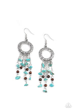 Load image into Gallery viewer, Primal Prestige - Blue Earrings - Sabrina&#39;s Bling Collection