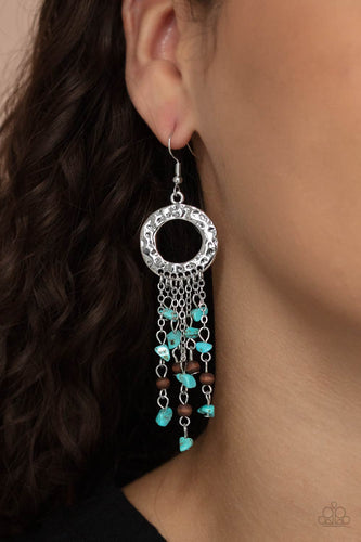 Primal Prestige - Blue Earrings - Sabrina's Bling Collection
