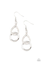 Load image into Gallery viewer, Red Carpet Couture - White Earrings - Sabrina&#39;s Bling Collection Earrings