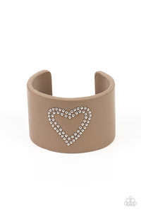 Rodeo Romance - Brown Leather Bracelet - Sabrina's Bling Collection