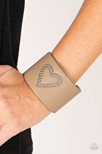 Rodeo Romance - Brown Leather Bracelet - Sabrina's Bling Collection