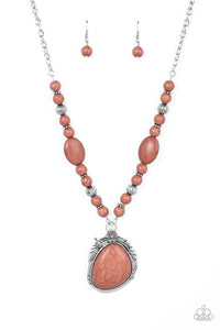 Southwest Paradise - Brown Stone Necklace - Sabrina's Bling Collection