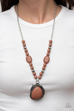 Load image into Gallery viewer, Southwest Paradise - Brown Stone Necklace - Sabrina&#39;s Bling Collection