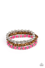 Load image into Gallery viewer, ESCAPADE Route - Pink Stone Bracelet - Sabrinas Bling Collection