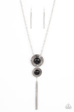 Load image into Gallery viewer, Abstract Artistry - Black Necklace - Sabrina&#39;s Bling Collection