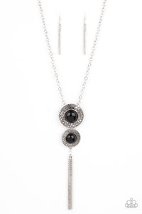 Abstract Artistry - Black Necklace - Sabrina's Bling Collection
