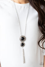 Load image into Gallery viewer, Abstract Artistry - Black Necklace - Sabrina&#39;s Bling Collection