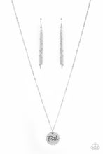 Load image into Gallery viewer, Choose Faith - Silver Necklace - Sabrina&#39;s Bling Collection