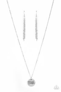 Choose Faith - Silver Necklace - Sabrina's Bling Collection