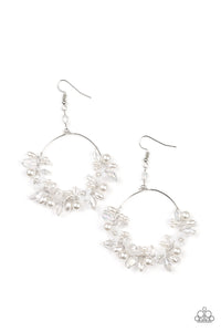 Floating Gardens - White Pearl Earrings - Life Of The Party February 2022 - Sabrina's Bling Collection