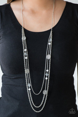 Pretty Pop-tastic! - White Necklace - Sabrina's Bling Collection