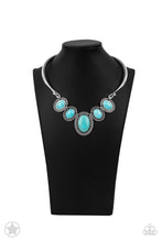 Load image into Gallery viewer, River Ride - Blue Blockbuster Necklace - Sabrina&#39;s Bling Collection