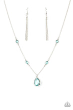 Load image into Gallery viewer, Romantic Rendezvous - Blue Necklace - Sabrina&#39;s Bling Collection