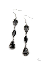 Load image into Gallery viewer, Test of TIMELESS - Black Earrings - Sabrina&#39;s Bling Collection