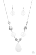 Load image into Gallery viewer, DEW What You Wanna DEW - White Necklace - Sabrina&#39;s Bling Collection