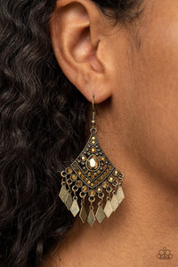 Indie Iridescence - Brass Earrings - Sabrinas Bling Collection