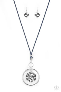 CORD-inated Effort - Blue Necklace - Sabrina's Bling Collection