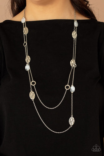 Cobble Creeks - White Necklace - Sabrina's Bling Collection