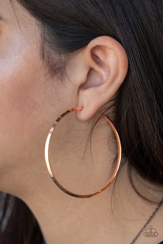 5th Avenue Attitude - Copper Earrings - Paparazzi Accessories - Sabrina's Bling Collection