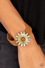 Load image into Gallery viewer, Astral Adventure - Yellow Rhinestone Bracelet - Sabrina&#39;s Bling Collection