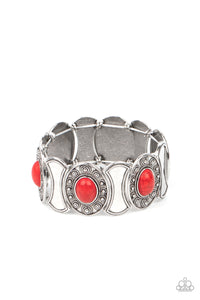 Desert Relic - Red Bracelet - Sabrina's Bling Collection