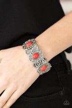 Load image into Gallery viewer, Desert Relic - Red Bracelet - Sabrina&#39;s Bling Collection