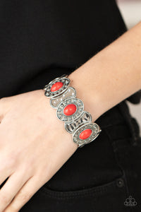 Desert Relic - Red Bracelet - Sabrina's Bling Collection