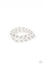Load image into Gallery viewer, Eiffel Tower Tryst - White Iridescent Bracelets - Sabrina&#39;s Bling Collection