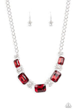 Load image into Gallery viewer, Flawlessly Famous - Red Rhinestone Necklace - Sabrina&#39;s Bling Collection