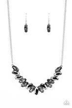 Load image into Gallery viewer, Galaxy Game-Changer - Silver Smoky &amp; Hematite Necklace - Sabrina&#39;s Bling Collection