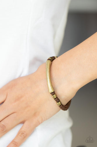 Grounded in Grit - Brown Bracelet - Sabrina's Bling Collection