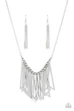 Load image into Gallery viewer, Industrial Jungle - Silver Necklace - Sabrina&#39;s Bling Collection