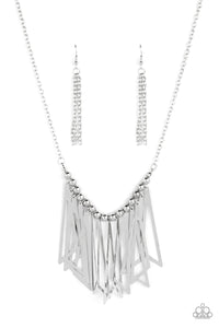 Industrial Jungle - Silver Necklace - Sabrina's Bling Collection