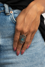 Load image into Gallery viewer, Perennial Posh - Blue Ring - Sabrina&#39;s Bling Collection