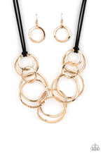 Load image into Gallery viewer, Spiraling Out of COUTURE - Gold Necklace - Convention Exclusive 2021 - Sabrina&#39;s Bling Collection