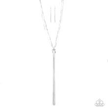 Load image into Gallery viewer, Forget Me KNOT - Silver Necklace Paparazzi Accessories - Sabrina&#39;s Bling Collection