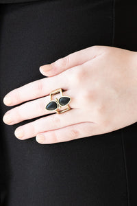 Simply Saharan - Brass    Paparazzi Jewelry Ring - Sabrina's Bling Collection