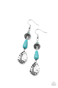Artfully Artisan - Blue Turquoise Earrings - Sabrina's Bling Collection