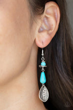 Load image into Gallery viewer, Artfully Artisan - Blue Turquoise Earrings - Sabrina&#39;s Bling Collection